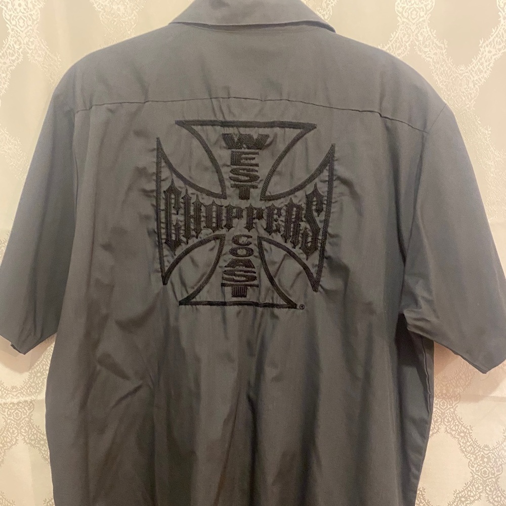 West Coast Choppers Button Down Shop Shirt